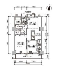 東雲キャナルコートCODAN 18-727 間取り図