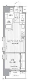 ダイイチフレア川崎 701 間取り図