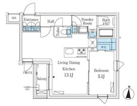 SOLASIAresidence亀戸 (ソラシアレジデンス亀戸) 207 間取り図