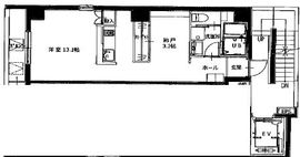 アリカ森下ブルーノ 402 間取り図