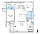 SOLASIAresidence亀戸 (ソラシアレジデンス亀戸) 505 間取り図