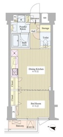 神楽坂南町ハウス 408 間取り図