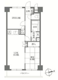 KDXレジデンス鶴見 309 間取り図