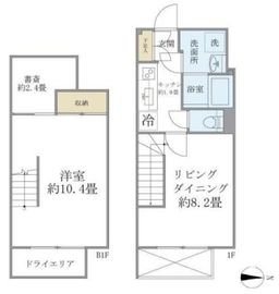 アレーロ新中野2 101 間取り図