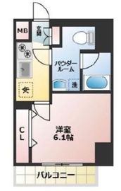SQUARE CITY YOKOHAMA ODORIKOEN AZ (スクエアシティ横濱大通り公園AZ) 1001 間取り図