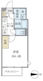 アレーロ新中野2 201 間取り図