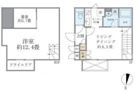 アレーロ新中野2 103 間取り図