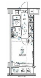SQUARE CITY TSURUMI RIVERSIDE (スクエアシティ鶴見リバーサイド) 4階 間取り図