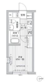 ローレル戸越 206 間取り図