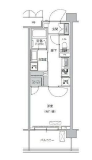 リージア経堂テラスガーデン 116 間取り図