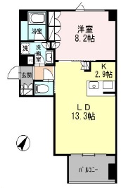 パークフラッツ新宿イーストサイド 401 間取り図