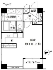 アクシア原宿 2階 間取り図