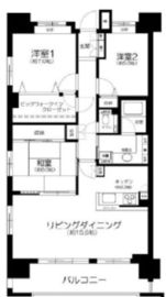 ザ・ミレナリータワーズ 5階 間取り図