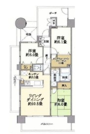 ベイステージ横浜432 4階 間取り図
