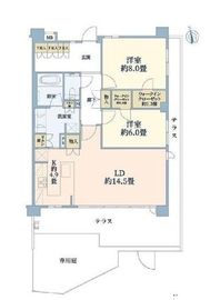 ウエリス鎌倉由比ヶ浜 1階 間取り図