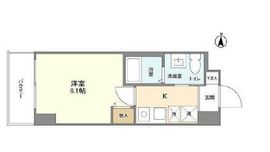 グリーンリーフ新綱島 408 間取り図