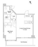 ミュプレ吉祥寺 307 間取り図