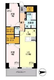 ロイヤルパークスシーサー 1108 間取り図