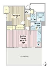 ヒューリック新御徒町 901 間取り図