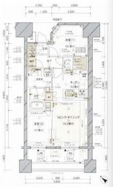 ブランズ新小岩 13階 間取り図