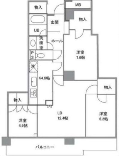 ニューシティ東戸塚タワーズシティ1st 2階 間取り図