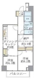 D's VARIE阪東橋レジデンス 301 間取り図