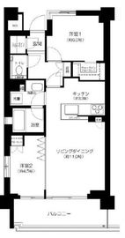 オーベル鷺沼マスターレジデンス 2階 間取り図