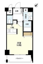 桐ハウス 502 間取り図