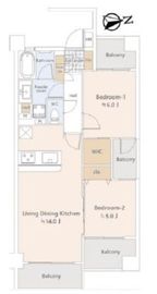 ウィルローズ三ノ輪 1階 間取り図