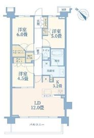 ブランズ市が尾ガーデン 2階 間取り図