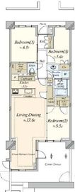 パークホームズ戸塚ステーションプレミア 1階 間取り図