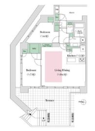 サンアリーナ市谷仲之町 地下1階 間取り図