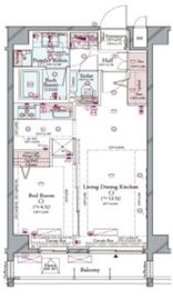 コンシェリア目白 THE GRAND RESIDENCE 5階 間取り図
