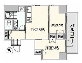 フォルテ荻窪 6階 間取り図