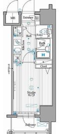 ガーラ・グランディ川崎 4階 間取り図