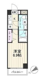 スパシエ東神奈川 401 間取り図
