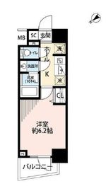 プレール・ドゥーク横濱浅間町 9階 間取り図