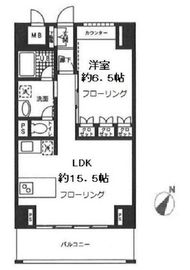 ロジュマン湘南 8階 間取り図