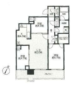 グレーシアタワー二俣川 7階 間取り図