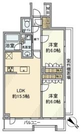 オープンレジデンシア白山 4階 間取り図