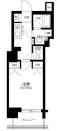 レフィール銀座フロント 9階 間取り図
