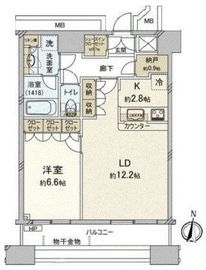 ブリリアタワー川崎 20階 間取り図