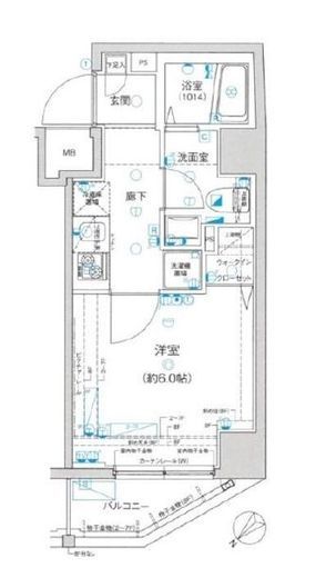 フロンティア横濱EAST 3階 間取り図