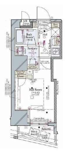 コンシェリア池袋マスターズヴィラ 4階 間取り図