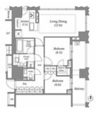 ブランズ千代田富士見 7階 間取り図