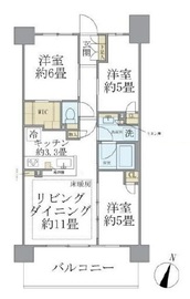 ブリリアシティ石神井公園アトラス 7階 間取り図
