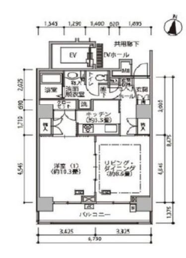 東雲キャナルコートCODAN 18-507 間取り図