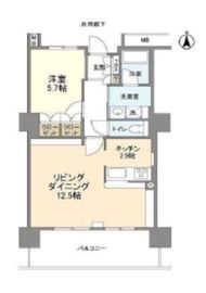 豊洲シエルタワー 9階 間取り図
