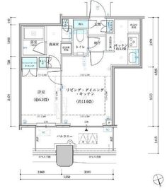 パークタワー勝どきミッド/サウス 10階 間取り図