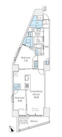 Le UnDeux南青山 502 間取り図